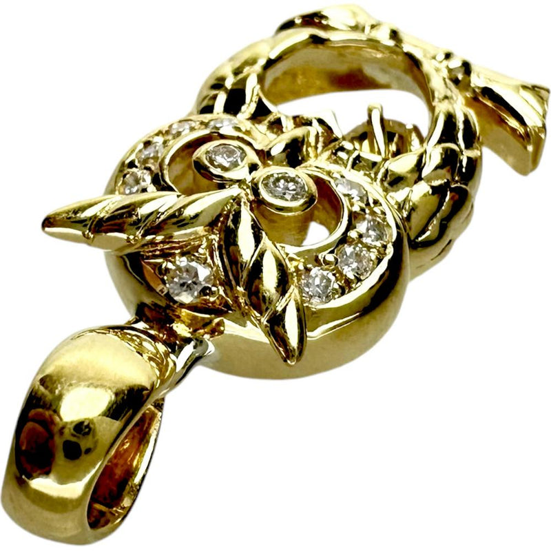 フクロウモチーフ ダイヤモンド 0.15ct ペンダントトップ K18ゴールド 18金 4.6g レディース
【中古】【真子質店】【NN】




【MoMox】
