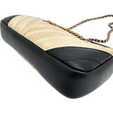 【CHANEL/シャネル】 Vステッチ チェーンショルダー ショルダーバッグ 21番台(2015年頃） レザー アイボリー/ブラック レディース【中古】【真子質店】【BL】




【Yxx】