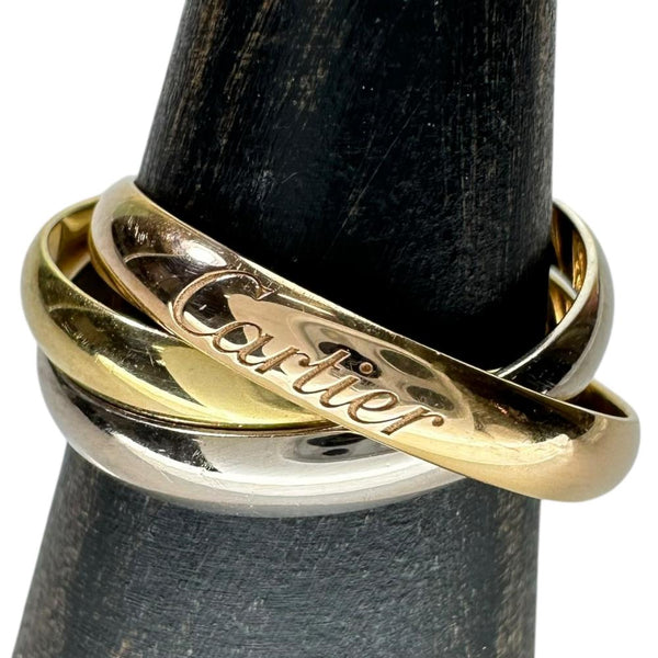 10号【CARTIER/カルティエ】  #10（50刻）4.9g　箱/ケース/保 Aランク リング・指輪 トリニティリング K18ゴールド 18金/ホワイト/ピンクゴールド 4.9g レディース
【中古】【真子質店】【BL】




【Kxx】