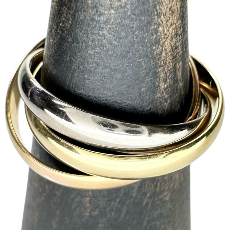 10号【CARTIER/カルティエ】  #10（50刻）4.9g　箱/ケース/保 Aランク リング・指輪 トリニティリング K18ゴールド 18金/ホワイト/ピンクゴールド 4.9g レディース
【中古】【真子質店】【BL】




【Kxx】