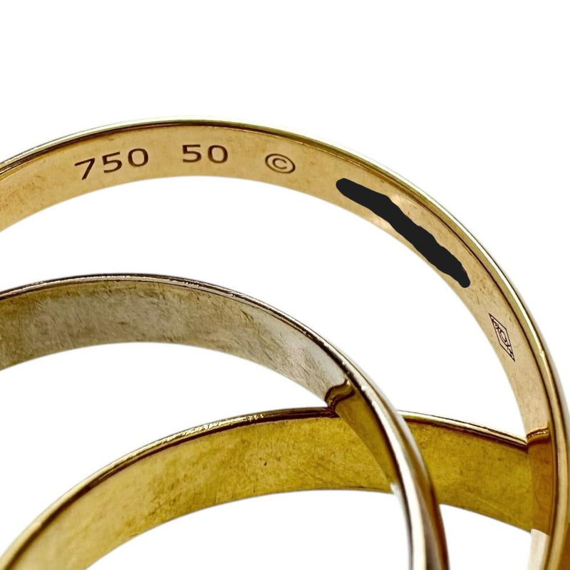 10号【CARTIER/カルティエ】  #10（50刻）4.9g　箱/ケース/保 Aランク リング・指輪 トリニティリング K18ゴールド 18金/ホワイト/ピンクゴールド 4.9g レディース
【中古】【真子質店】【BL】




【Kxx】