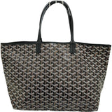 【GOYARD/ゴヤール】 サンルイPM ポーチ付 トートバッグ PVCコーティングキャンバス/レザー ブラック レディース【中古】【真子質店】【BL】 【TDMaI】