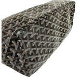 【GOYARD/ゴヤール】 サンルイPM ポーチ付 トートバッグ PVCコーティングキャンバス/レザー ブラック レディース【中古】【真子質店】【BL】 【TDMaI】