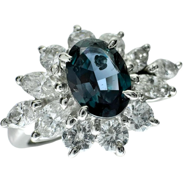 9号 アレキサンドライト（ブラジル産） 0.54ct ダイヤモンド 0.73ct リング・指輪 Pt850プラチナ 5.8g レディース
【中古】【真子質店】【NN】




【MaDxx】