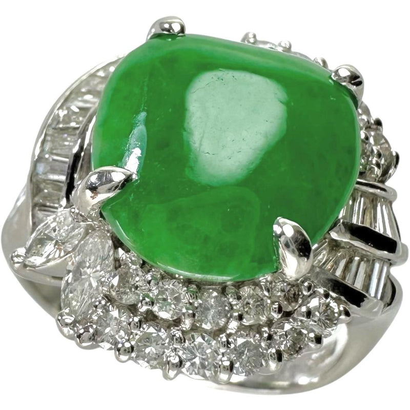 16号 翡翠 5.45ct ダイヤモンド 1.24ct リング・指輪 Pt900プラチナ 10.3g レディース
【中古】【真子質店】【NN】




【SMaMo】