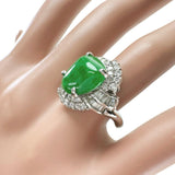 16号 翡翠 5.45ct ダイヤモンド 1.24ct リング・指輪 Pt900プラチナ 10.3g レディース
【中古】【真子質店】【NN】




【SMaMo】