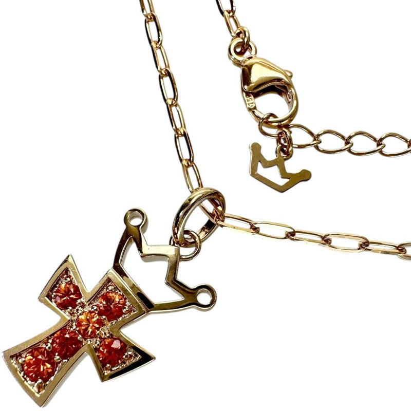 【Gaga Milano/ガガミラノ】 クロスモチーフ チャーム付き ガーネット 0.32ct ネックレス K18PGピンクゴールド 18金 5.3g 48cm レディース
【中古】【真子質店】【NN】




【YIY】