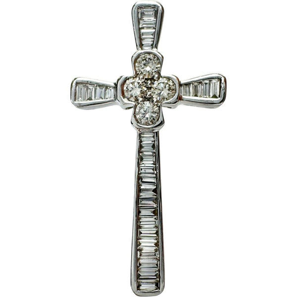クロス/十字架モチーフ ダイヤモンド 0.54ct ペンダントトップ K18WGホワイトゴールド 18金 2.5g レディース
【中古】【真子質店】【NN】




【DDx】