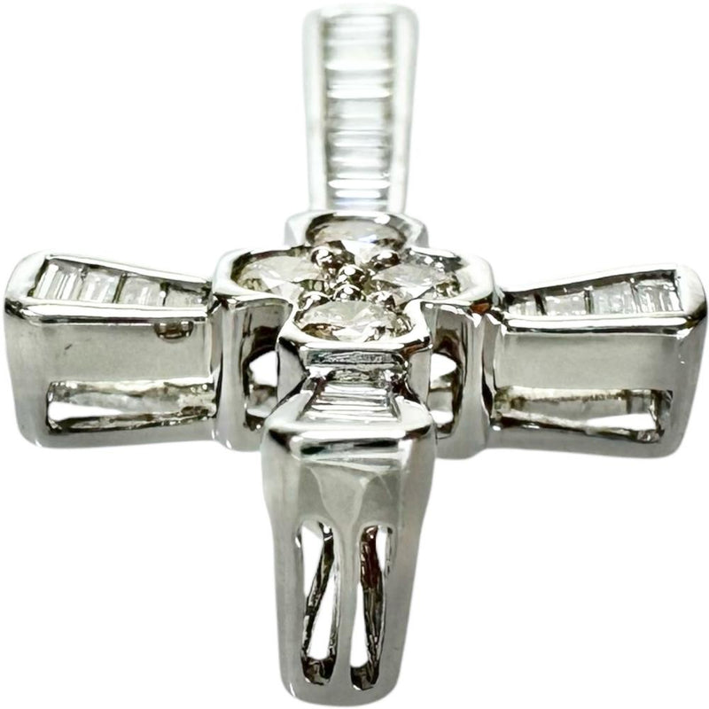クロス/十字架モチーフ ダイヤモンド 0.54ct ペンダントトップ K18WGホワイトゴールド 18金 2.5g レディース
【中古】【真子質店】【NN】




【DDx】