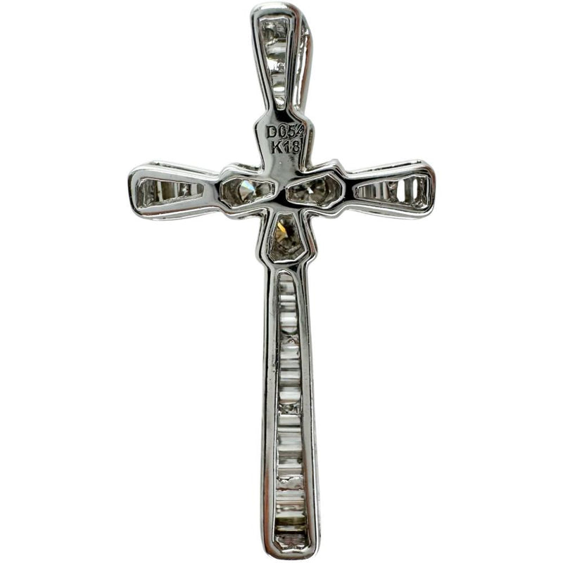 クロス/十字架モチーフ ダイヤモンド 0.54ct ペンダントトップ K18WGホワイトゴールド 18金 2.5g レディース
【中古】【真子質店】【NN】




【DDx】