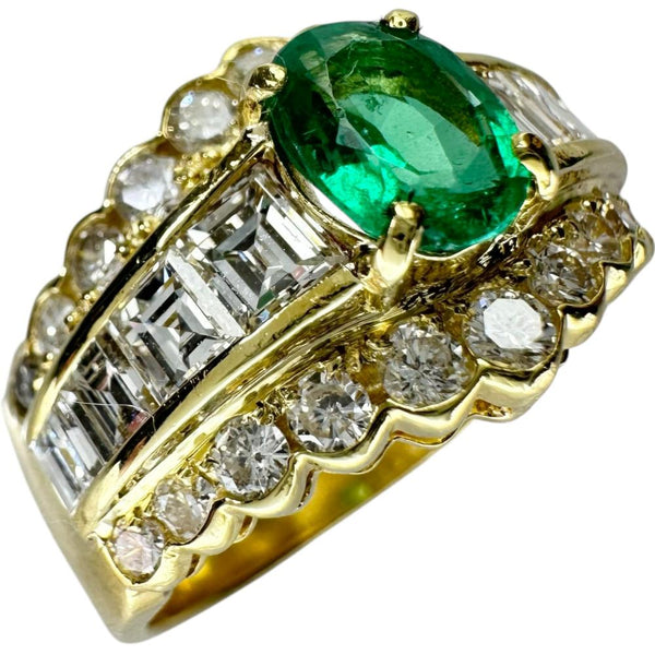 12号 エメラルド 0.69ct ダイヤモンド 1.57ct リング・指輪 K18ゴールド 18金 6.6g レディース
【中古】【真子質店】【NN】




【IDMax】
