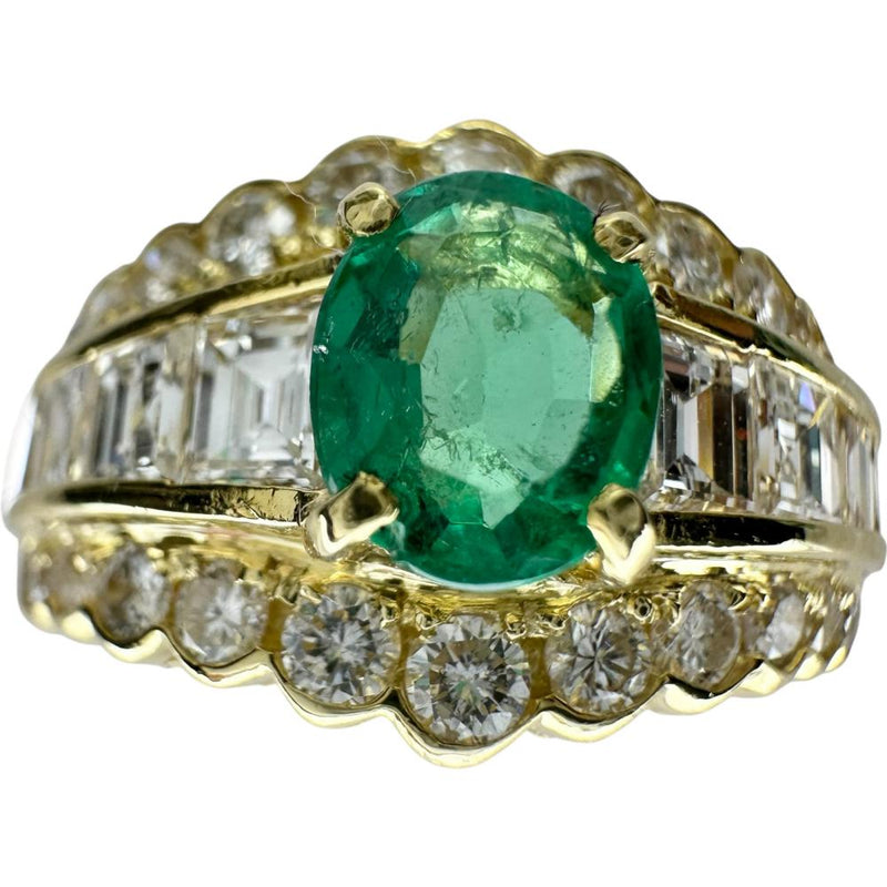 12号 エメラルド 0.69ct ダイヤモンド 1.57ct リング・指輪 K18ゴールド 18金 6.6g レディース
【中古】【真子質店】【NN】




【IDMax】
