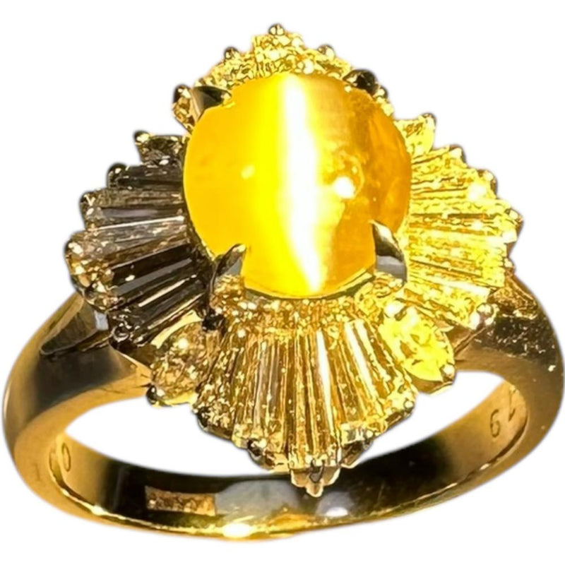 12号 三越ジュエリー  クリソベリルキャッツアイ 1.79ct ダイヤモンド 1.00ct リング・指輪 Pt900プラチナ 8.6g レディース
【中古】【真子質店】【NN】




【KKx】
