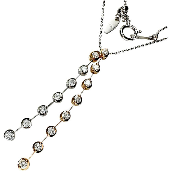 ダイヤモンド 0.50ct ネックレス K18WGホワイトゴールド 18金/K18PGピンクゴールド 18金 3.8g 45cm レディース
【中古】【真子質店】【NN】




【MoMox】