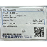 ダイヤモンド（F-SI2-GOOD-MEDIUM BLUE) 0.367ct ルース レディース
【中古】【真子質店】【NN】




【Ixx】