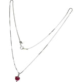 ミャンマー産ピジョンブラッドルビー 1.561ct ダイヤモンド 計0.07ct ネックレス K18WGホワイトゴールド 18金 4.8g 50.5cm レディース
【中古】【真子質店】【NN】




【IxxI】