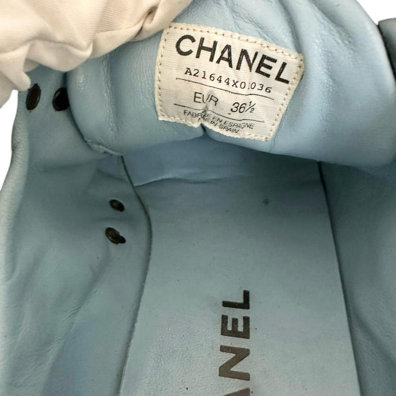 【CHANEL/シャネル】 シャネルスポーツ テニスシューズ スニーカー レザー/スエード ブラック レディース【中古】【真子質店】【GD】




【Kx】