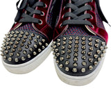 【Christian Louboutin/クリスチャンルブタン】 LOU SPIKES ORLATO ハイカットスニーカー スニーカー レザー/ファブリック ワインレッド/ブラック/ガンメタリック金具 メンズ【中古】【真子質店】【BL】




【MaIS】