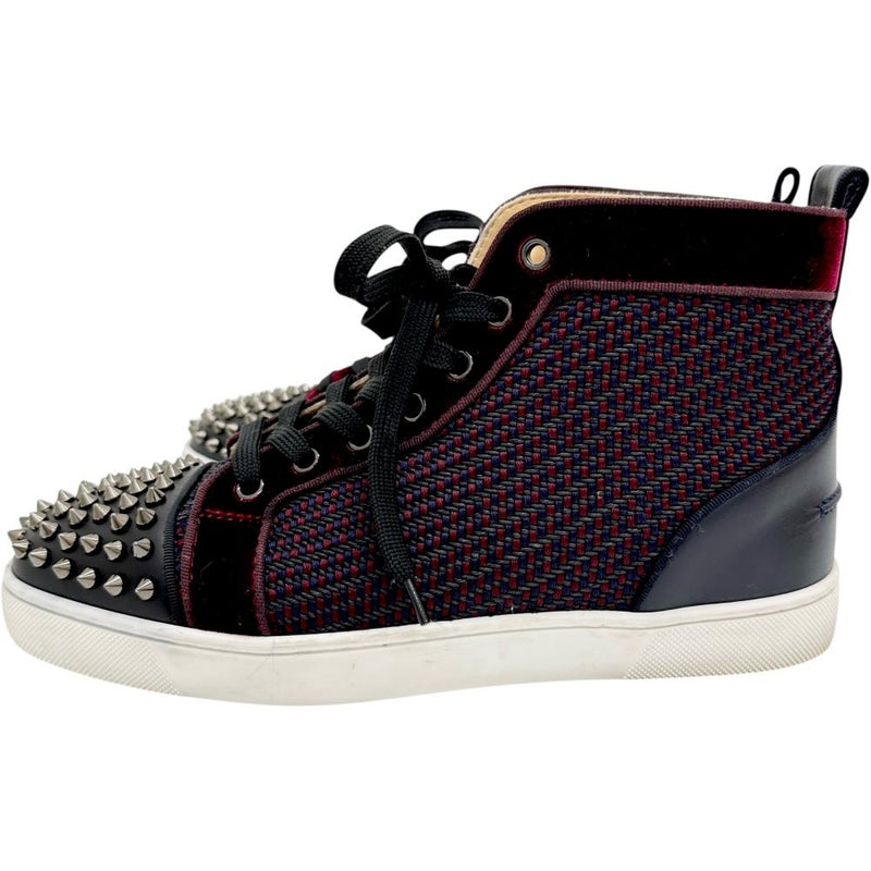 【Christian Louboutin/クリスチャンルブタン】 LOU SPIKES ORLATO ハイカットスニーカー スニーカー レザー/ファブリック ワインレッド/ブラック/ガンメタリック金具 メンズ【中古】【真子質店】【BL】




【MaIS】