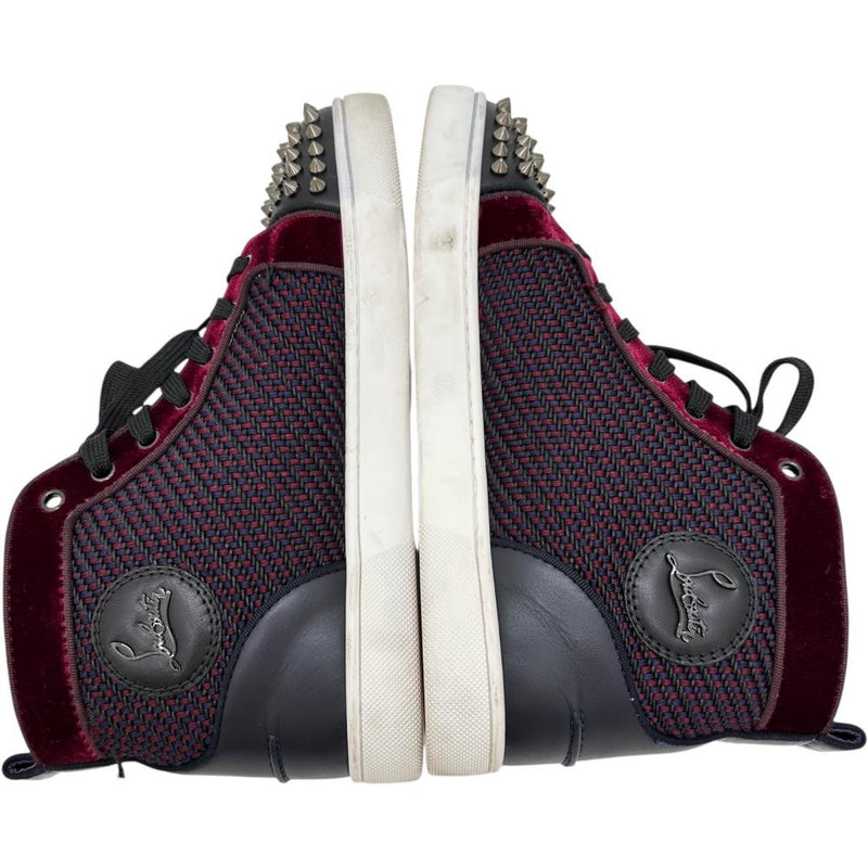 【Christian Louboutin/クリスチャンルブタン】 LOU SPIKES ORLATO ハイカットスニーカー スニーカー レザー/ファブリック ワインレッド/ブラック/ガンメタリック金具 メンズ【中古】【真子質店】【BL】




【MaIS】