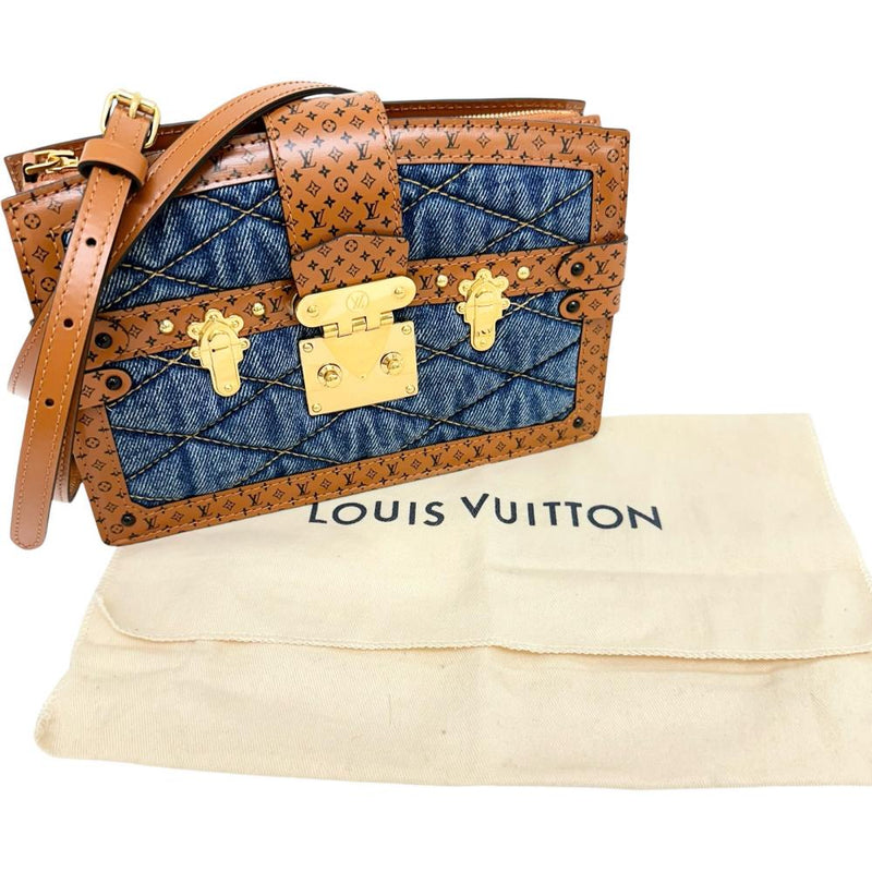 【LOUIS VUITTON/ルイ・ヴィトン】 トランククラッチ M55047 ショルダーバッグ クラッチバッグ モノグラムデニム ブルー/ブラウン/ゴールド金具 レディース【中古】【真子質店】【BL】




【TMaMox】