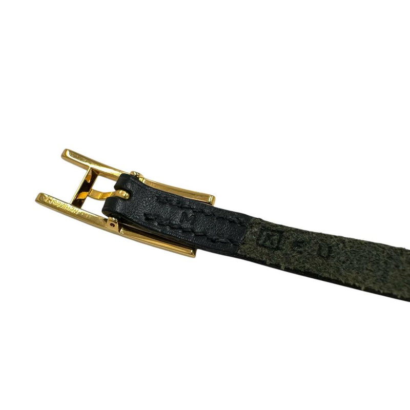 【HERMES/エルメス】 アビ ドゥブルトゥール  ブレスレット レザー 10.6g □K刻印  ブラック/メタル レディース
【中古】【真子質店】【BL】




【IMaMo】