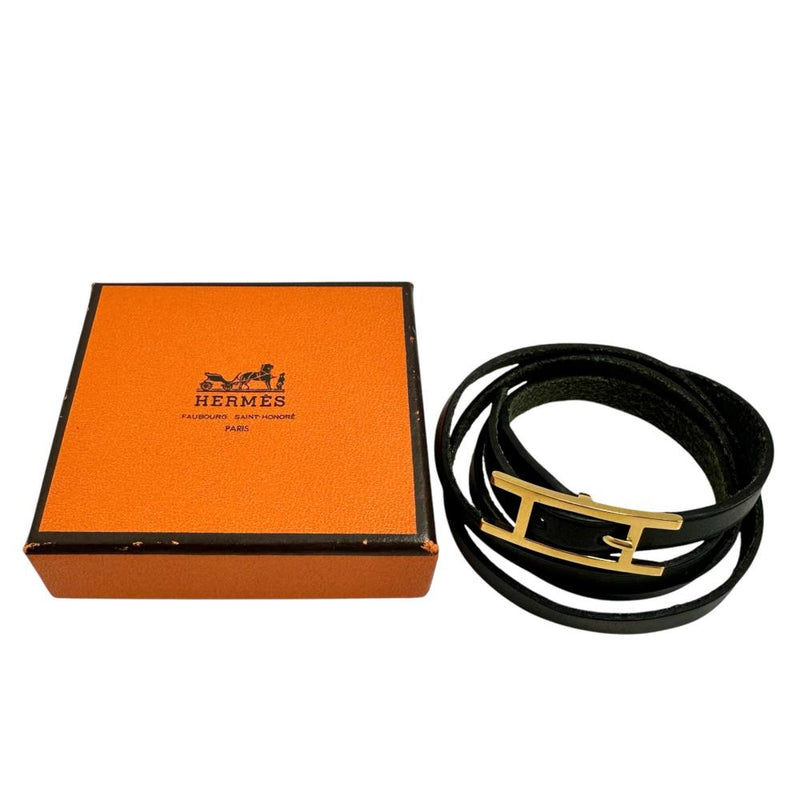 【HERMES/エルメス】 アビ ドゥブルトゥール  ブレスレット レザー 10.6g □K刻印  ブラック/メタル レディース
【中古】【真子質店】【BL】




【IMaMo】