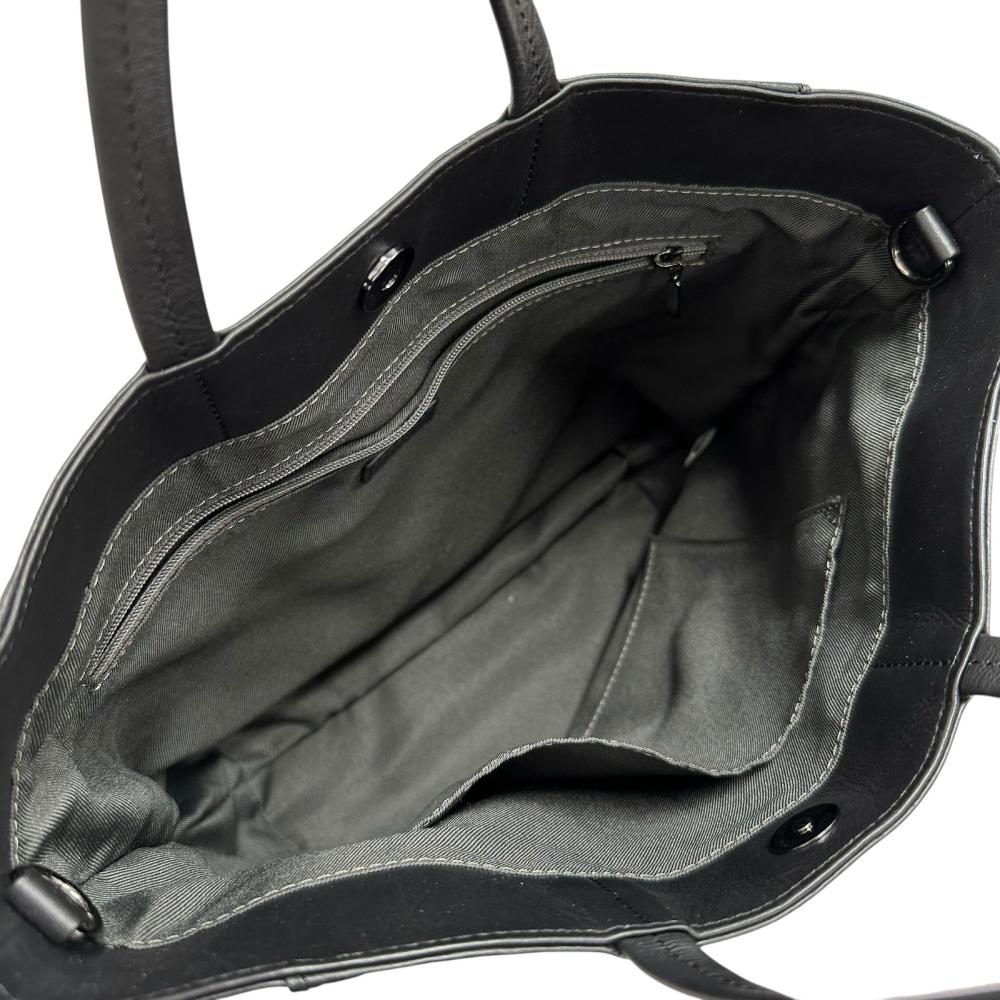 ear PAPILLONNER/イアパピヨネ トートバッグ レザー 黒 レディース