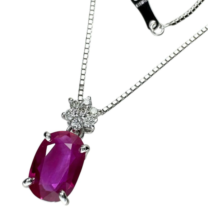 ★★最終特価品 ルビー 1.01ct ダイヤモンド 計0.06ct ネックレス K18WGホワイトゴールド 18金 2.7g 45cm レディース
【中古】【真子質店】【NN】




【MiMix】