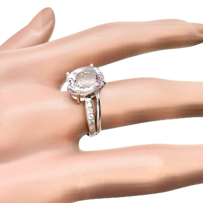 11号 クンツァイト 4.73ct ダイヤモンド 0.12ct リング・指輪 K18WGホワイトゴールド 18金 4.7g レディース
【中古】【真子質店】【NN】




【MoTMi】