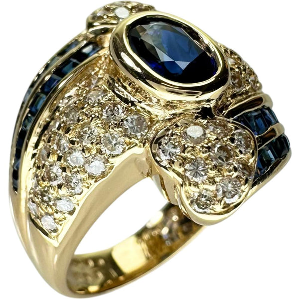 10号 サファイア 0.97/0.70ct ダイヤモンド 計0.68ct リング・指輪 K18ゴールド 18金 7.6g レディース
【中古】【真子質店】【NN】




【SMoK】
