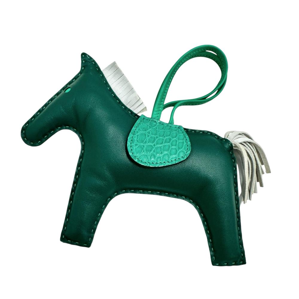 エルメス ロデオMM バッグチャーム マラカイト グリーン 緑 エルメス