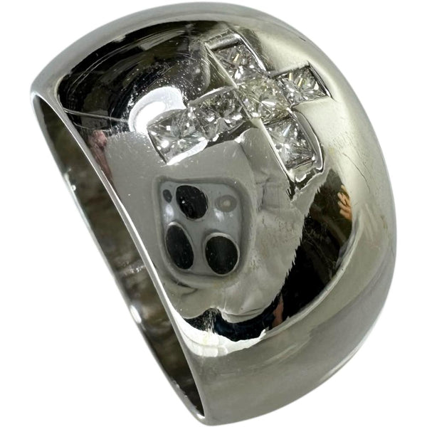 13号 クロス 甲丸 ダイヤモンド 0.30ct リング・指輪 K18WGホワイトゴールド 18金 8.1g レディース
【中古】【真子質店】【NN】




【Sxx】