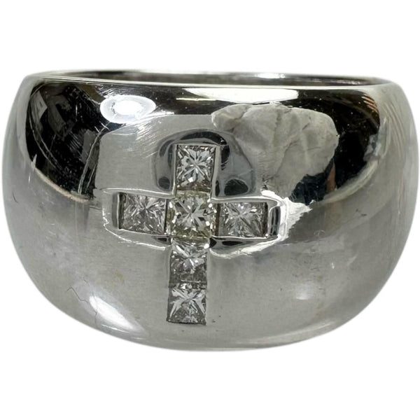13号 クロス 甲丸 ダイヤモンド 0.30ct リング・指輪 K18WGホワイトゴールド 18金 8.1g レディース
【中古】【真子質店】【NN】




【Sxx】