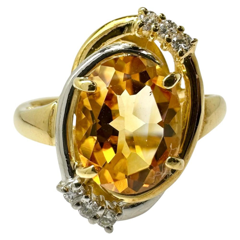 12号 シトリン 1.65ct ダイヤモンド 計0.08ct リング・指輪 K18ゴールド 18金/Pt900プラチナ 4.3g レディース
【中古】【真子質店】【NN】




【DDx】