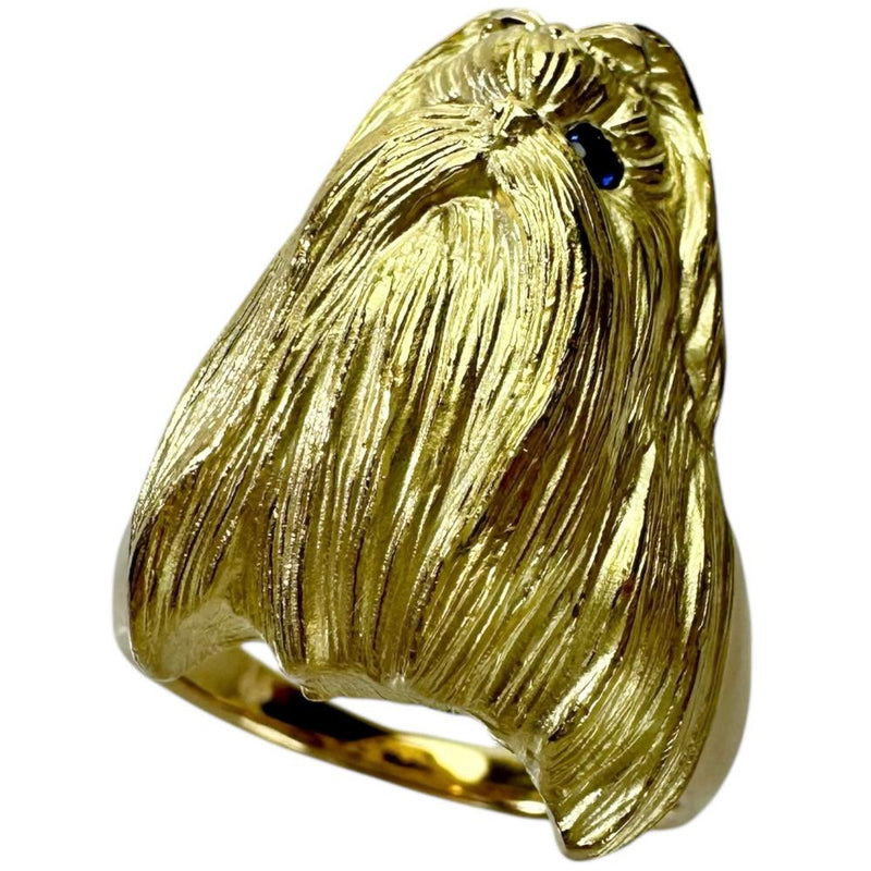 17号 【bogy&leo/ボギー&レオ】犬/ドッグモチーフ シーズーモチーフ サファイヤ 0.15ct リング・指輪 K18ゴールド 18金 14.2g レディース
【中古】【真子質店】【NN】




【IYKT】