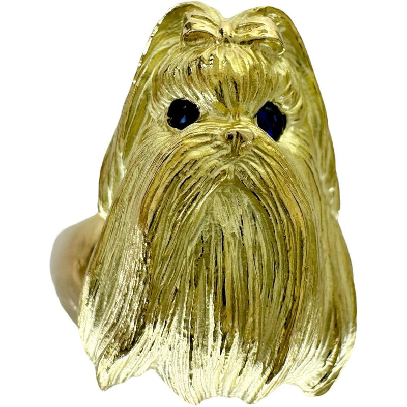 17号 【bogy&leo/ボギー&レオ】犬/ドッグモチーフ シーズーモチーフ サファイヤ 0.15ct リング・指輪 K18ゴールド 18金 14.2g レディース
【中古】【真子質店】【NN】




【IYKT】