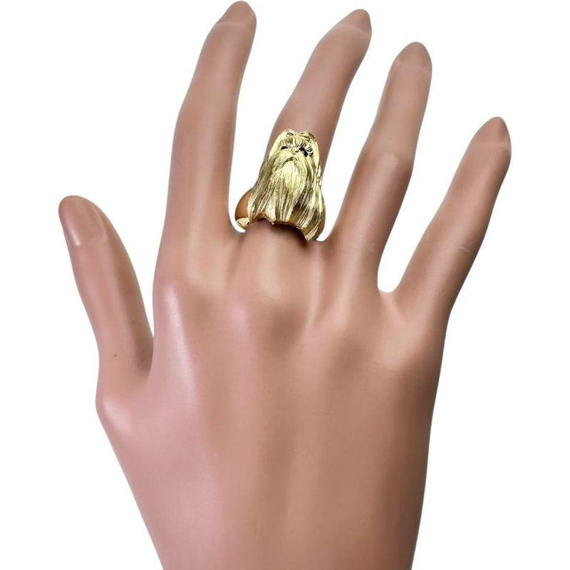 17号 【bogy&leo/ボギー&レオ】犬/ドッグモチーフ シーズーモチーフ サファイヤ 0.15ct リング・指輪 K18ゴールド 18金 14.2g レディース
【中古】【真子質店】【NN】




【IYKT】