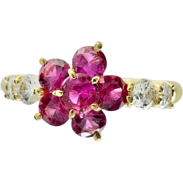 12号 フラワーモチーフ ルビー 0.55ct ダイヤモンド 0.23ct リング・指輪 K18ゴールド 18金 3.0g レディース
【中古】【真子質店】【NN】




【MaSY】