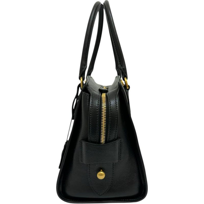 【PRADA/プラダ】 1BA164 2WAY ショルダーバッグ ハンドバッグ レザー ブラック/ゴールド金具 レディース【中古】【真子質店】【BL】 【IIxx】