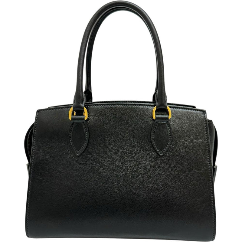 【PRADA/プラダ】 1BA164 2WAY ショルダーバッグ ハンドバッグ レザー ブラック/ゴールド金具 レディース【中古】【真子質店】【BL】 【IIxx】