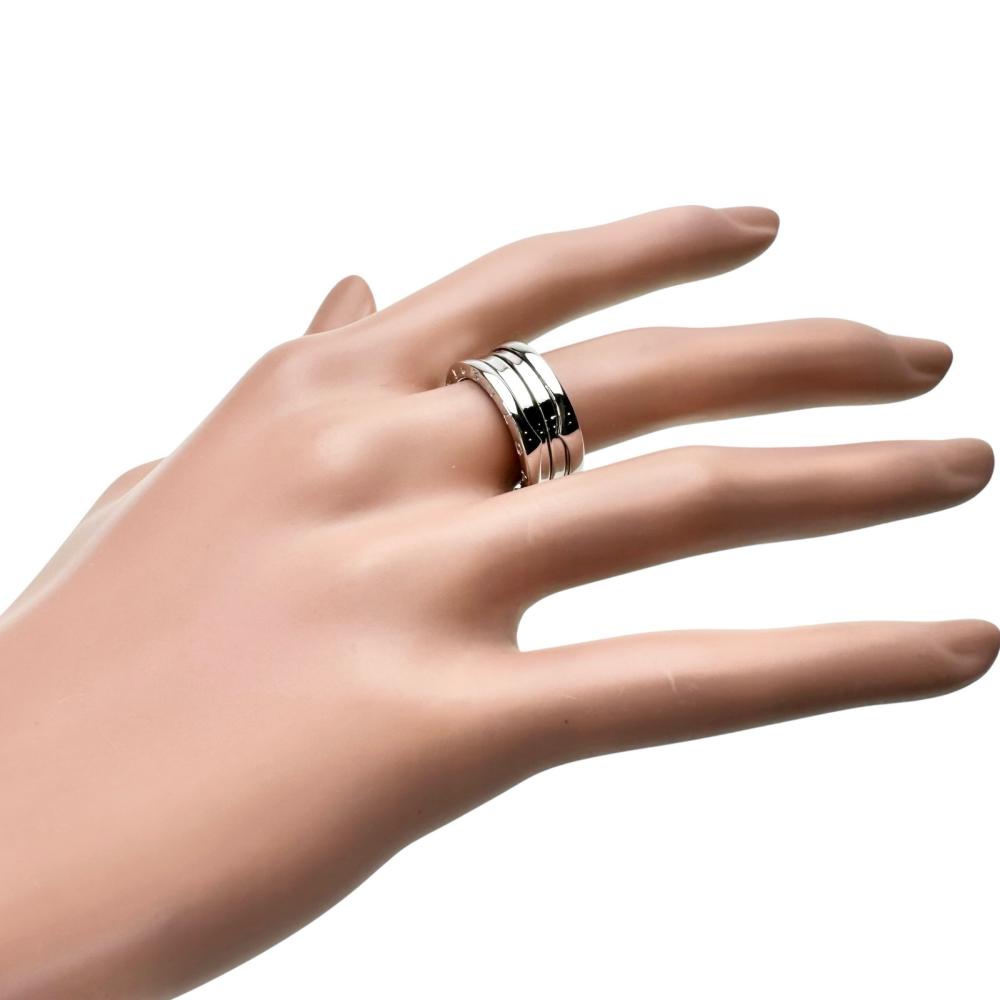 14号【BVLGARI/ブルガリ】 リング・指輪 B-ZERO1 3バンド K18WG