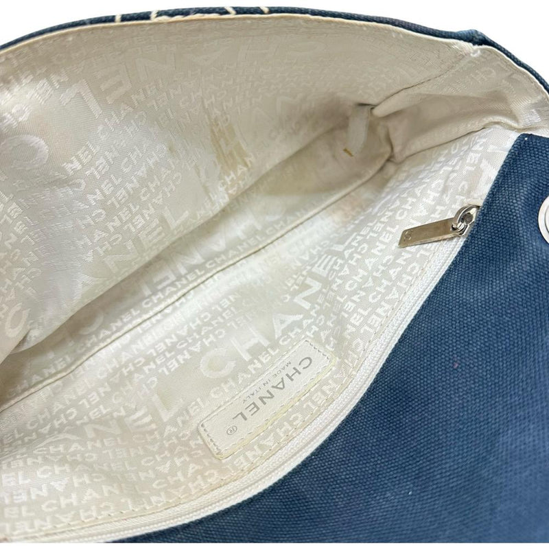 【CHANEL/シャネル】 No5 ワンショルダーバッグ Gカード/Sシール有 ハンドバッグ 9番台（2004～05年） キャンバス ネイビー レディース【中古】【真子質店】【BL】




【ITxx】