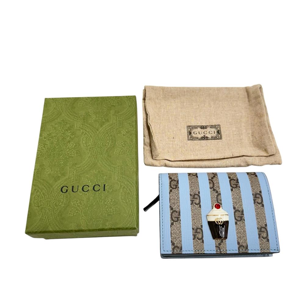グッチ GGスプリーム アイスクリーム PVCレザー財布 GUCCI/グッチ】 GGスプリーム 701489 アイスクリーム コンパクト