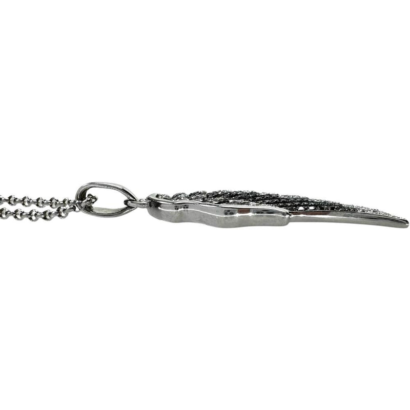 羽モチーフ  ブラックダイヤモンド 計0.35ct ダイヤモンド 計0.22ct ネックレス K18WGホワイトゴールド 18金 15.6g 50cm レディース
【中古】【真子質店】【NN】




【IMiIMo】