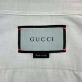 【GUCCI/グッチ】 448533 長袖シャツ コットン100％ ブルーコットン メンズ【中古】【真子質店】【GD】 【Mix】