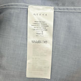 【GUCCI/グッチ】 448533 長袖シャツ コットン100％ ブルーコットン メンズ【中古】【真子質店】【GD】 【Mix】