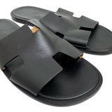 【HERMES/エルメス】 イズミール Hカットディティール　オールレザー サンダル レザー ブラック メンズ【中古】【真子質店】【GD】




【MaKD】