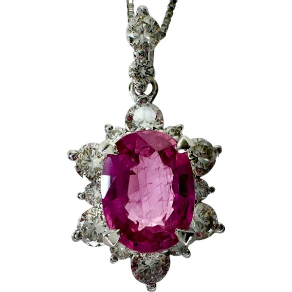 ピンクサファイア 1.534ct ダイヤモンド 0.56ct ネックレス Pt900プラチナ/Pt850プラチナ 3.8g 45cm レディース
【中古】【真子質店】【NN】




【IMaSK】