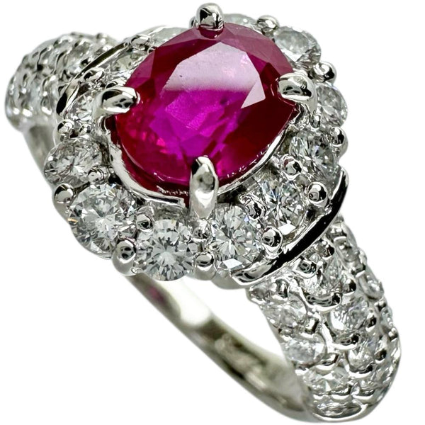 11号 ビルマ産ルビー 0.78ct ダイヤモンド 1.04ct リング・指輪 Pt900プラチナ 5.8g レディース
【中古】【真子質店】【NN】




【ITTx】